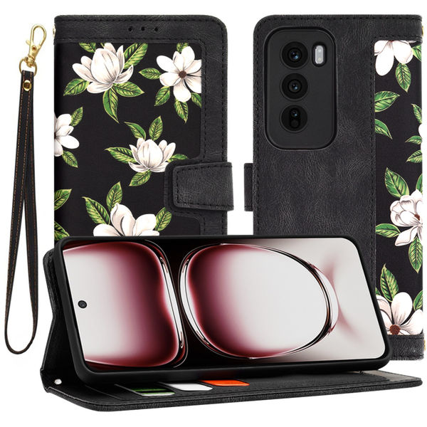 Techsuit - FlipCraft - Oppo Reno12 Pro - Flowers of the Dawn