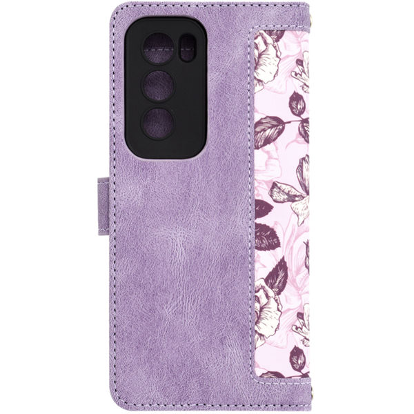 Techsuit - FlipCraft - Oppo Reno12 Pro - Mysterious Purple