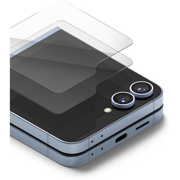 Ringke - Cover Display Tempered Glass (2 pack) - Samsung Galaxy Z Flip6 - Clear