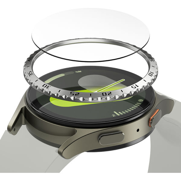 Ringke - Bezel Styling - Samsung Galaxy Watch7 40mm - Silver Pattern5 (CB-GW7-40-01)