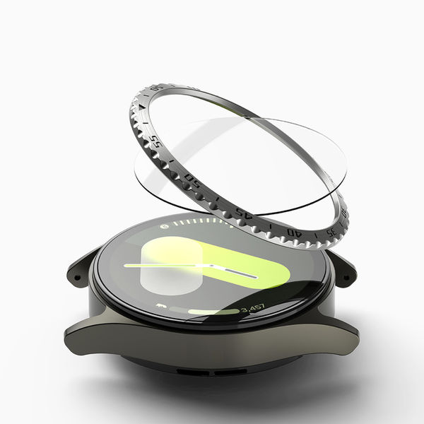 Ringke - Bezel Styling - Samsung Galaxy Watch7 40mm - Silver Pattern5 (CB-GW7-40-01)