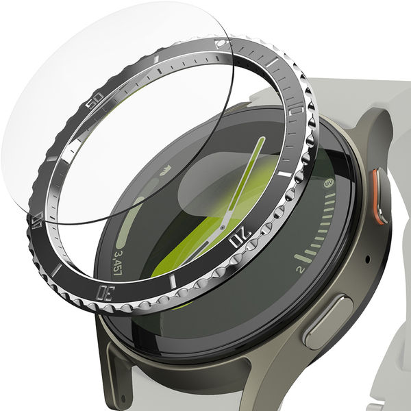 Ringke - Premium Bezel Styling - Samsung Galaxy Watch7 40mm - Black Pattern4 (CB-GW7-40-80)