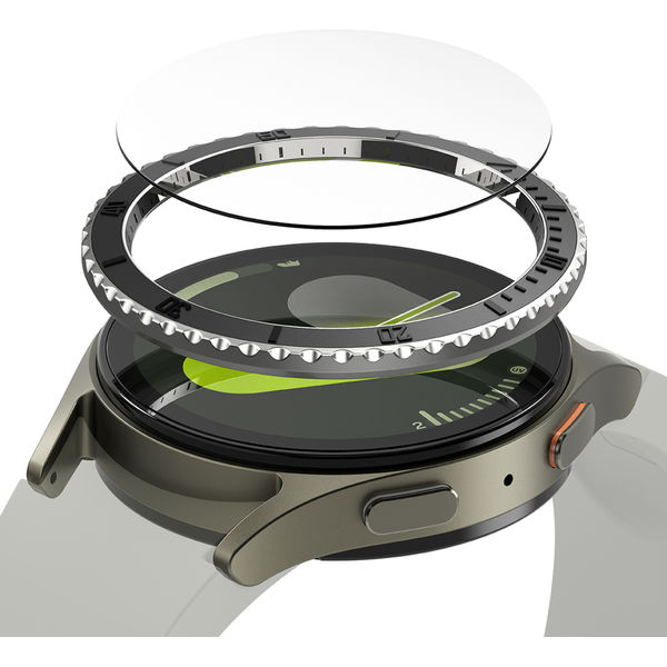 Ringke - Premium Bezel Styling - Samsung Galaxy Watch7 40mm - Black Pattern3 (CB-GW7-40-96)