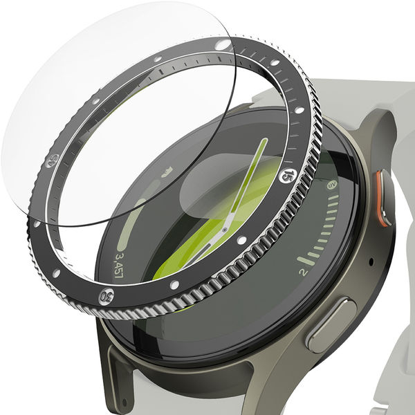 Ringke - Premium Bezel Styling - Samsung Galaxy Watch7 40mm - Black Pattern2 (CB-GW7-40-99)