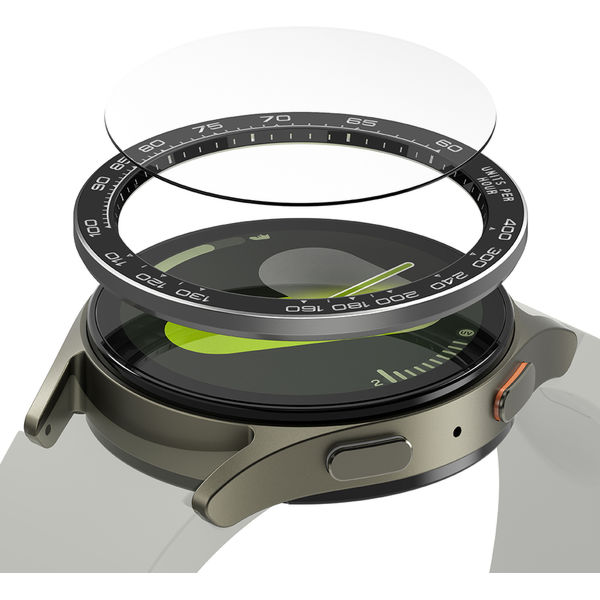 Ringke - Premium Bezel Styling - Samsung Galaxy Watch7 40mm - Black Pattern1 (CB-GW7-40-98)