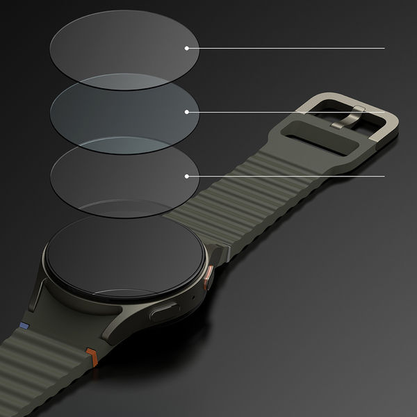 Ringke - Tempered Glass R4 (4 pack) - Samsung Galaxy Watch7 40mm - Clear