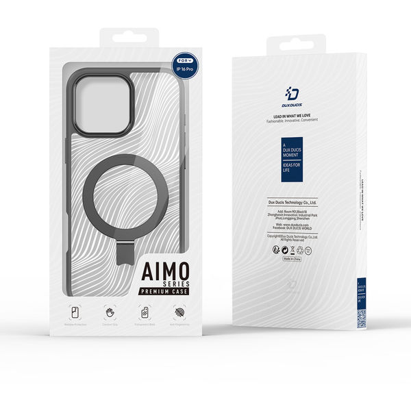 Dux Ducis - Aimo MagSafe Magnetic Stand - iPhone 16 Pro - Black