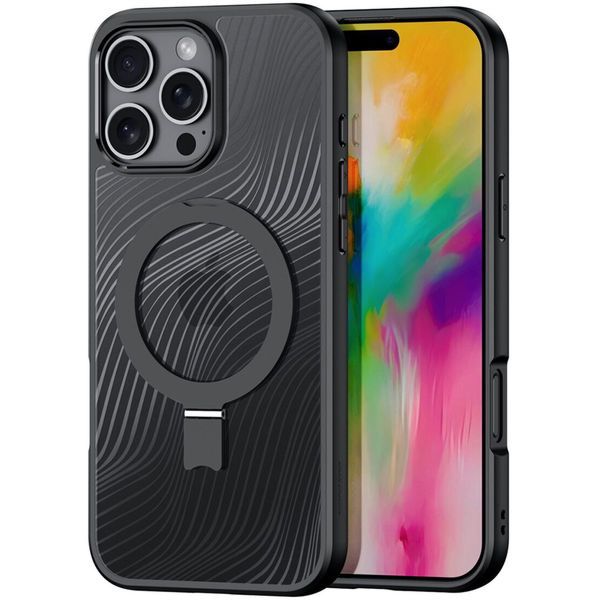 Dux Ducis - Aimo MagSafe Magnetic Stand - iPhone 16 Pro Max - Black