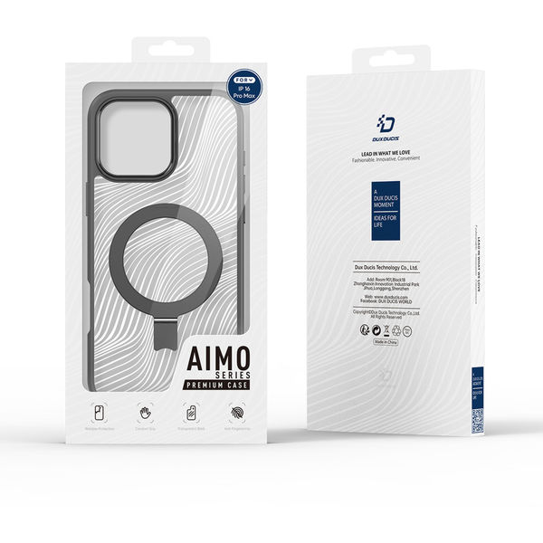 Dux Ducis - Aimo MagSafe Magnetic Stand - iPhone 16 Pro Max - Black