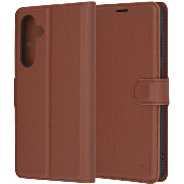 Techsuit - Leather Folio - Samsung Galaxy S24 FE - Brown