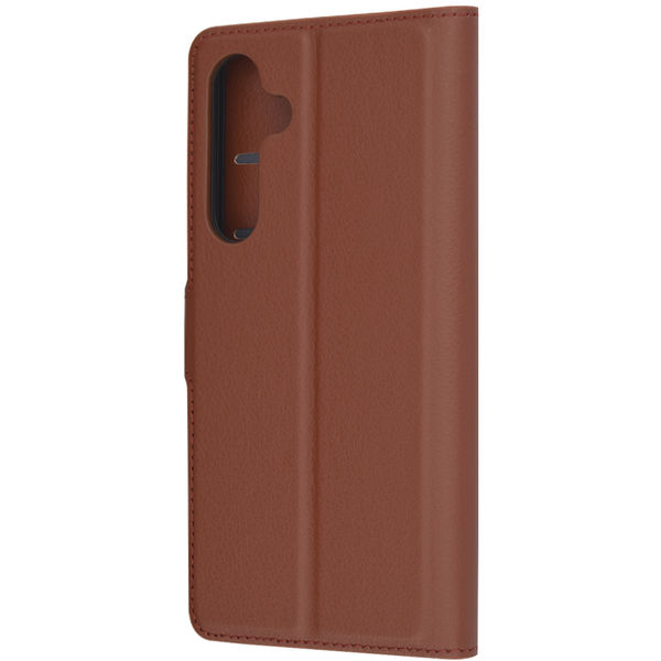 Techsuit - Leather Folio - Samsung Galaxy S24 FE - Brown
