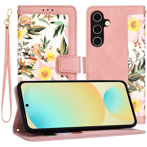 Techsuit - FlipCraft - Samsung Galaxy S24 FE - Sweetheart Pink