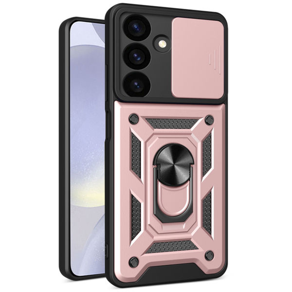 Techsuit - CamShield Series - Samsung Galaxy S24 FE - Rose Gold