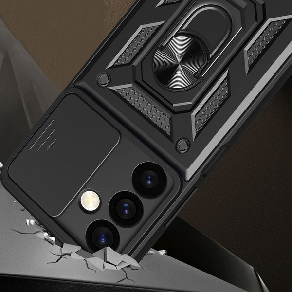 Techsuit - CamShield Series - Samsung Galaxy S24 FE - Rose Gold