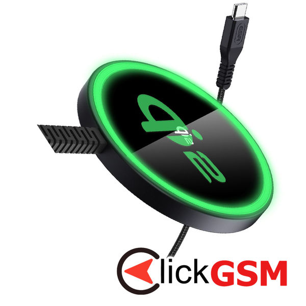 ESR - Mini Magnetic Wireless Charger HaloLock Qi2 - MagSafe Compatible, 15W, with Type-C Cable, 1.5m - Black