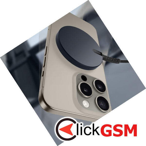 ESR - Mini Magnetic Wireless Charger HaloLock Qi2 - MagSafe Compatible, 15W, with Type-C Cable, 1.5m - Black