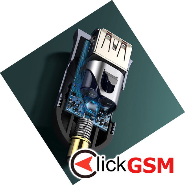 Baseus - Car Charger Share Together (CCBT-B0G) - Port Extension, 3x USB, Type-C, Fast Charging, 120W - Gray