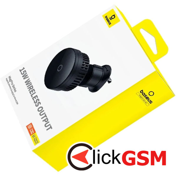 Baseus - Car Holder MagPro Series (C40164100121-00) - for Air Vent, Wireless Charging, 15W - Cosmic Black