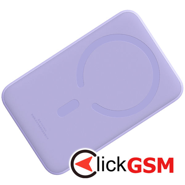 Baseus - Power Bank Mini (PPCX150005) - Type-C, MagSafe Charging, 20W, 20000mAh, with Cable Type-C, 30cm - Purple