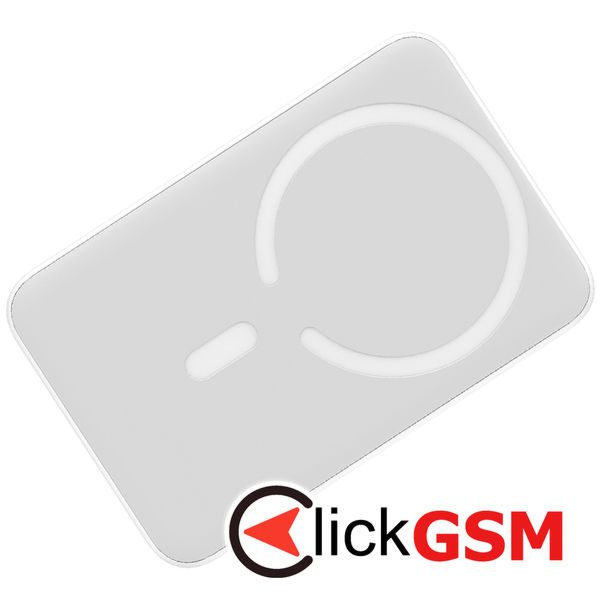 Baseus - Power Bank Magnetic Mini (PPCX070002) - USB-C, MagSafe, 10000mAh, 20W, with Cable Type-C, 60W, 30cm - White