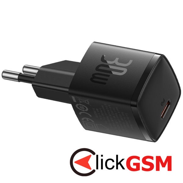 Baseus - Wall Charger Cube Pro (CCXF000301) - Fast Charger, Type-C, 30W - Black