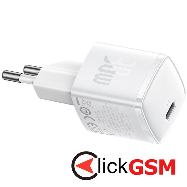 Baseus - Wall Charger Cube Pro (CCXF000302) - Fast Charger, Type-C, 30W - White