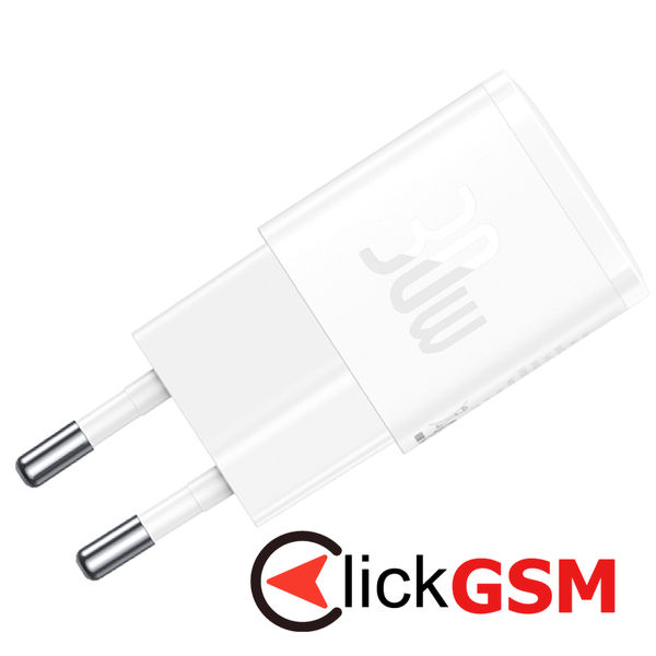 Baseus - Wall Charger Cube Pro (CCXF000302) - Fast Charger, Type-C, 30W - White