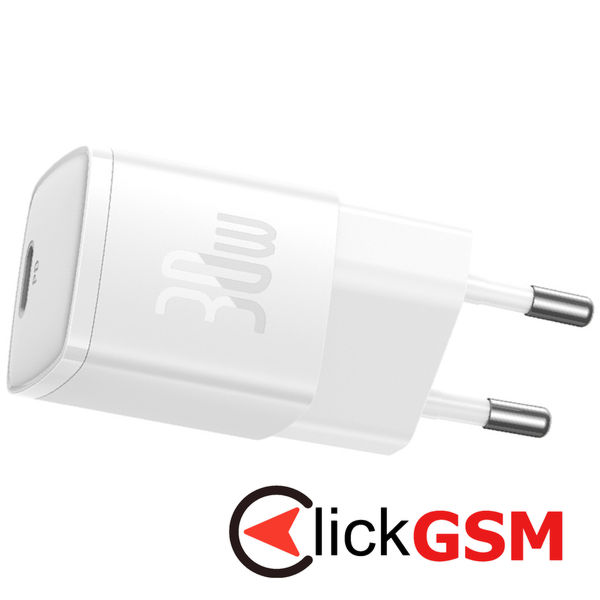 Baseus - Wall Charger Cube Pro (CCXF000302) - Fast Charger, Type-C, 30W - White