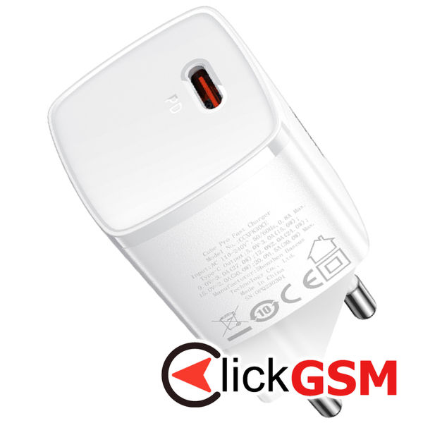 Baseus - Wall Charger Cube Pro (CCXF000302) - Fast Charger, Type-C, 30W - White