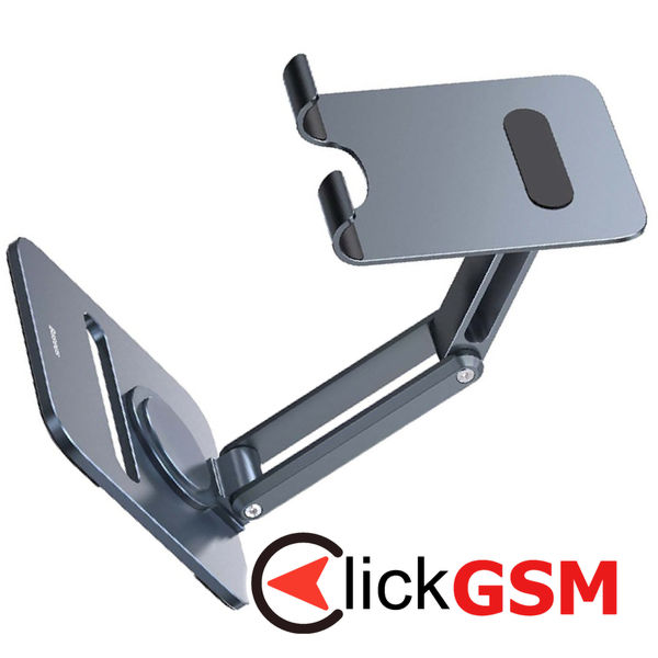 Baseus - Desk Holder Biaxial (B10431801811-00) - for Tablets, Foldable, Aluminum Alloy - Space Grey