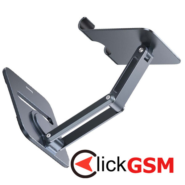 Baseus - Desk Holder Biaxial (B10431801811-00) - for Tablets, Foldable, Aluminum Alloy - Space Grey