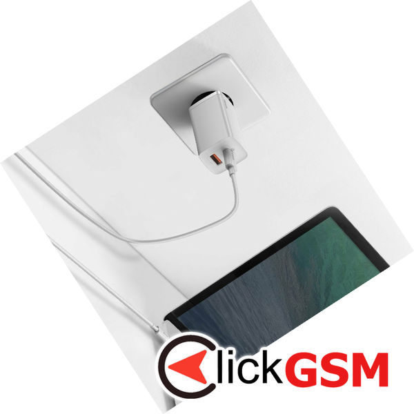 Baseus - Wall Charger GaN Lite (CCGAN2L-B02) - Quick Charger, USB, Type-C, 65W - White