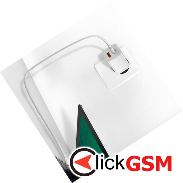 Baseus - Wall Charger GaN Lite (CCGAN2L-B02) - Quick Charger, USB, Type-C, 65W - White