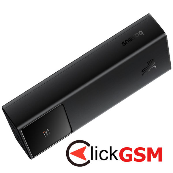 Baseus - Power Bank Star-Lord (P10022904113-00) - 2x USB, Type-C, Micro-USB, 30W, 20000mAh, Cable Type-C, 3A, 30cm - Black