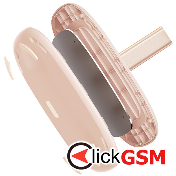 Baseus - Desk Holder Seashell (B10451501411-00) - for Tablets, Phones, MagSafe, Aluminum Alloy - Baby Pink