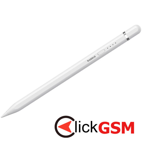 Baseus - Stylus Pen Smooth Writing Series (P80015806211-01) - Active Version, Type-C, for iPad - Moon White