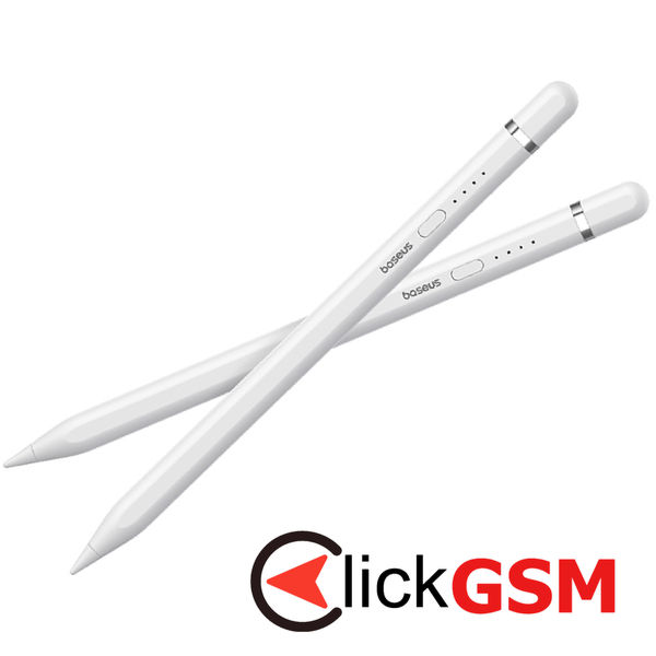 Baseus - Stylus Pen Smooth Writing Series (P80015806211-01) - Active Version, Type-C, for iPad - Moon White
