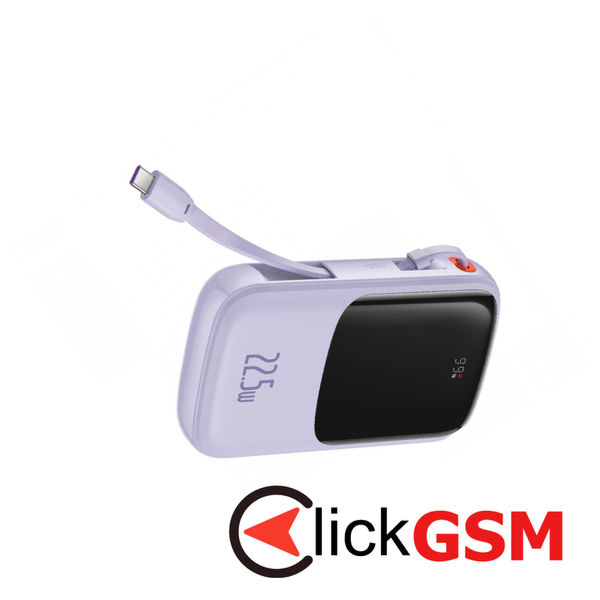 Baseus - Power Bank Qpow Pro (PPQD030105) - QC/PD/SCP/FCP, 20000mAh, 22.5W with Cable USB-C - Purple