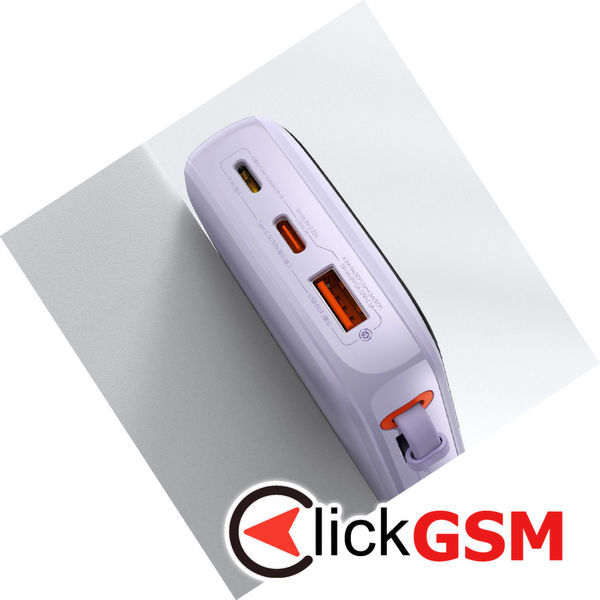 Baseus - Power Bank Qpow Pro (PPQD030105) - QC/PD/SCP/FCP, 20000mAh, 22.5W with Cable USB-C - Purple