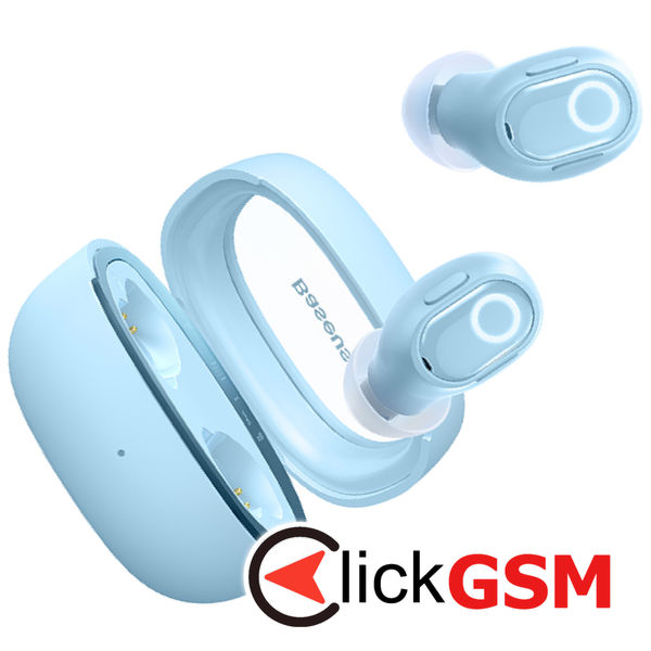 Baseus - Wireless Earbuds WM02+ (NGTW370303) - True Wireless Stereo, Bluetooth V5.3, Smart Display - Blue