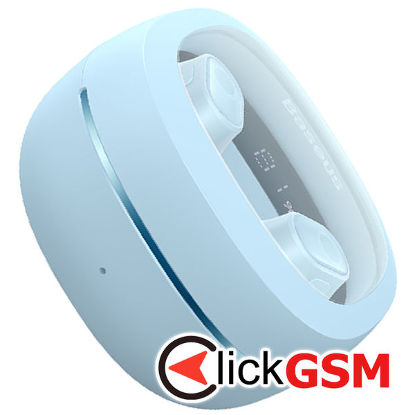 Baseus - Wireless Earbuds WM02+ (NGTW370303) - True Wireless Stereo, Bluetooth V5.3, Smart Display - Blue