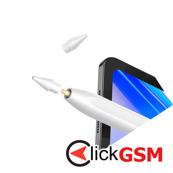 Baseus - Stylus Pen Smooth Writing 2 Series (P80015803213-00) - Active, Capacitive, with Palm Rejection - Moon White