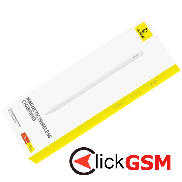 Baseus - Stylus Pen Smooth Writing 2 Series (P80015803213-00) - Active, Capacitive, with Palm Rejection - Moon White