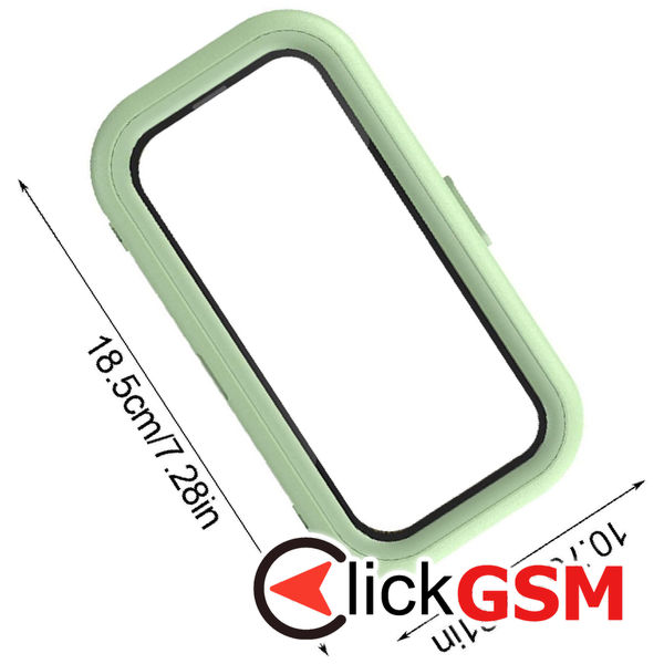 Techsuit - Phone Holder (LC-999) - Wall Box Case, Anti-Fog, Retractable, Adjustable, Waterproof, for 4-7inch Phones - White