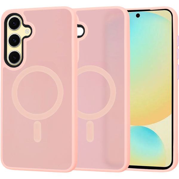 Techsuit - HaloFrost MagSafe Series - Samsung Galaxy S24 FE - Pink