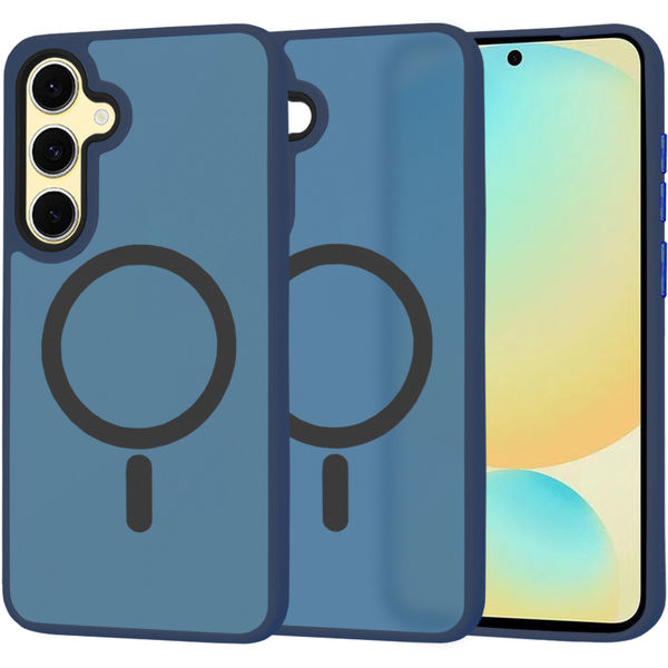 Techsuit - HaloFrost MagSafe Series - Samsung Galaxy S24 FE - Deep Blue