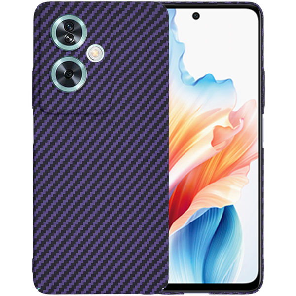 Techsuit - Carbonite FiberShell - Oppo A79 5G / OnePlus Nord N30 SE - Purple