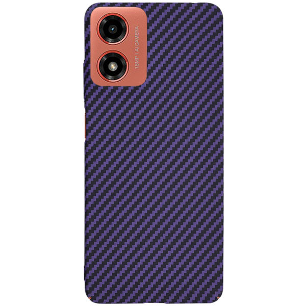 Techsuit - Carbonite FiberShell - Motorola Moto G04 / Moto G04s / Moto G24 / Moto E14 - Purple