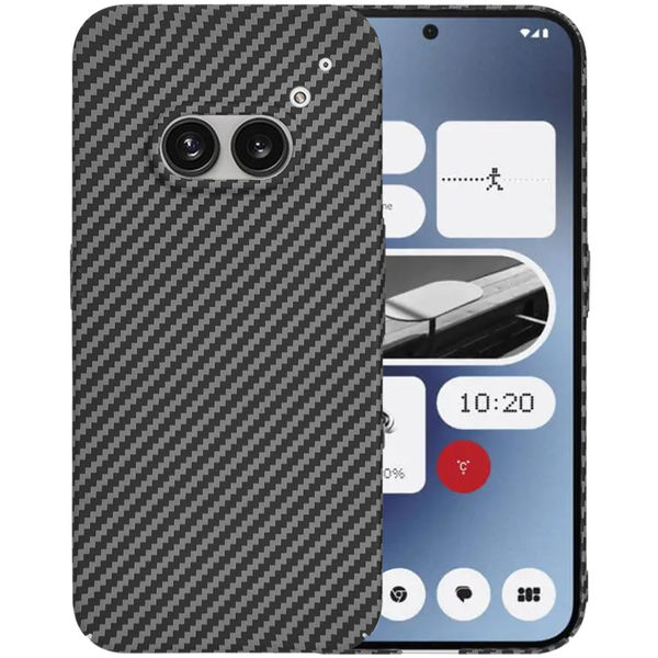 Techsuit - Carbonite FiberShell - Nothing Phone (2a) / (2a) Plus - Black