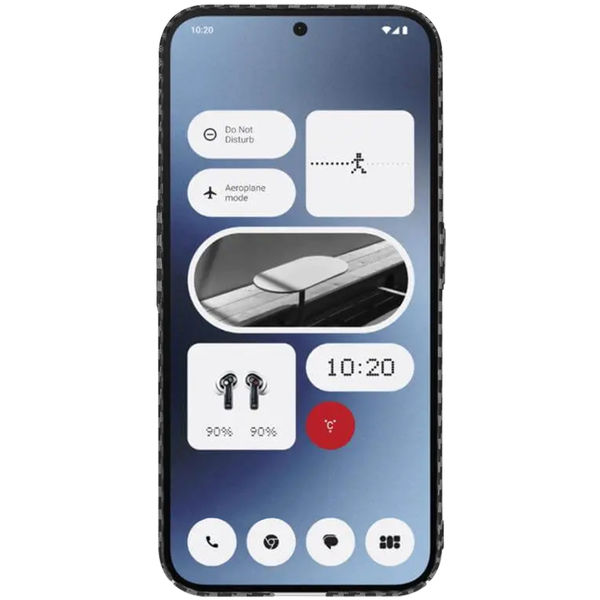 Techsuit - Carbonite FiberShell - Nothing Phone (2a) / (2a) Plus - Black